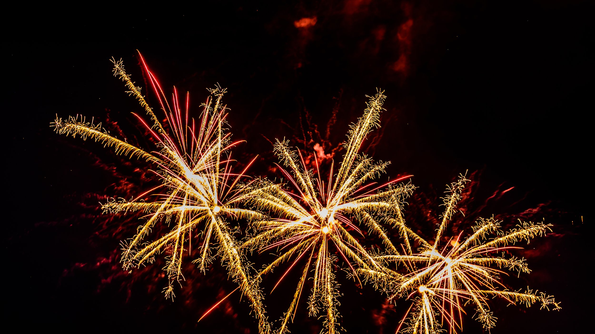 Sunup Bay Fireworks 1