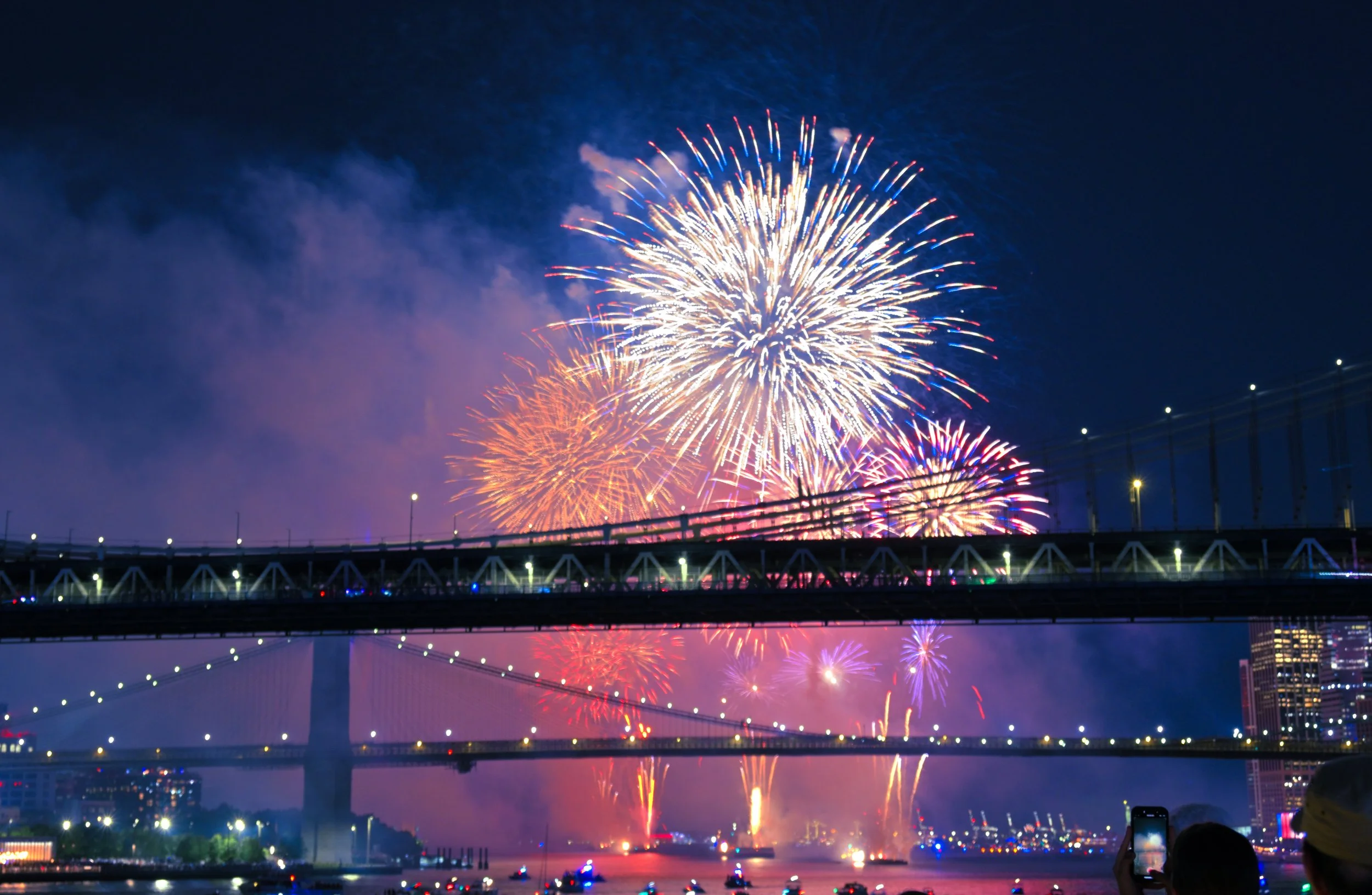 Brooklyn Bridge on the 4th