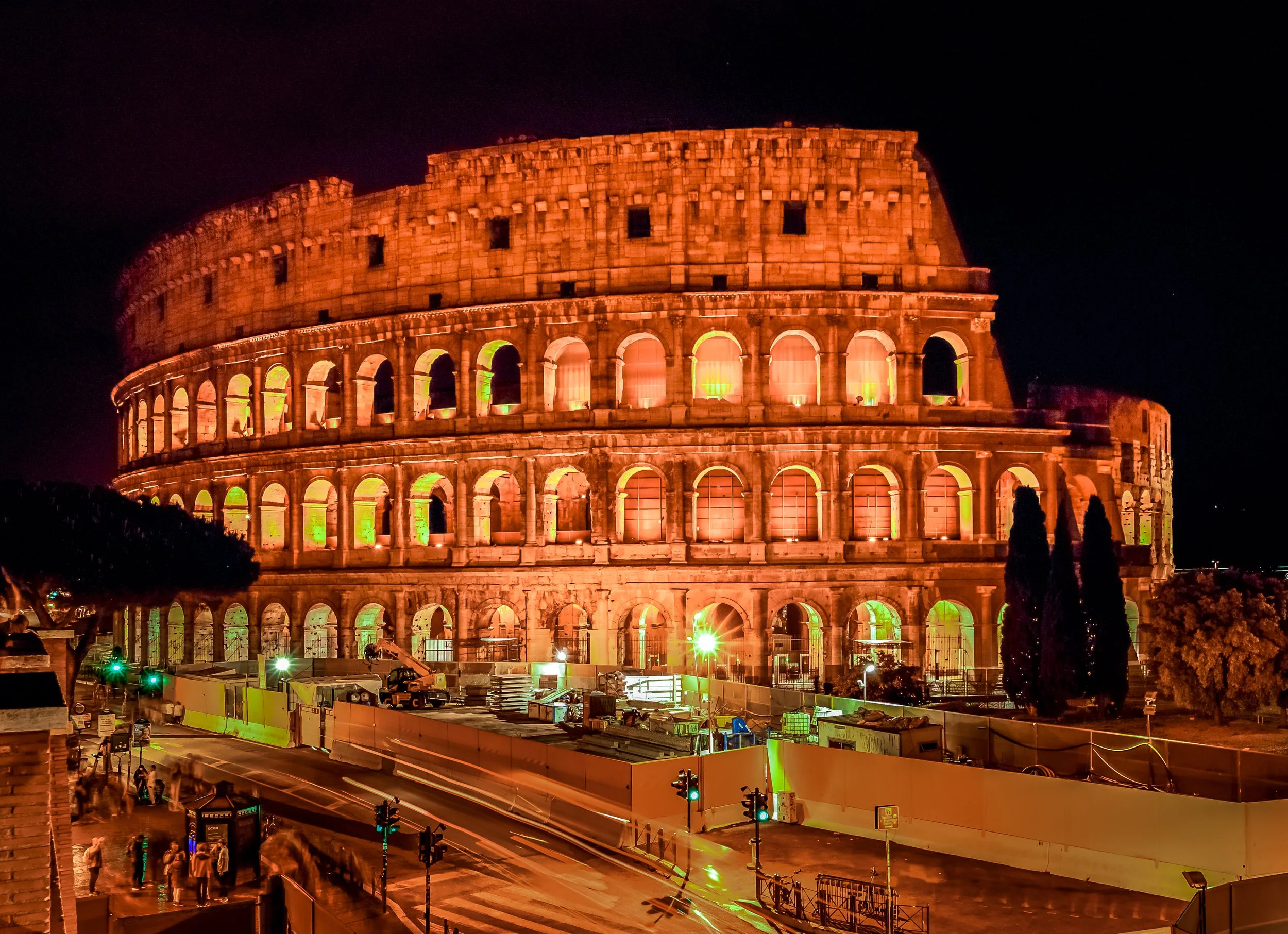 Coliseum at Night 1
