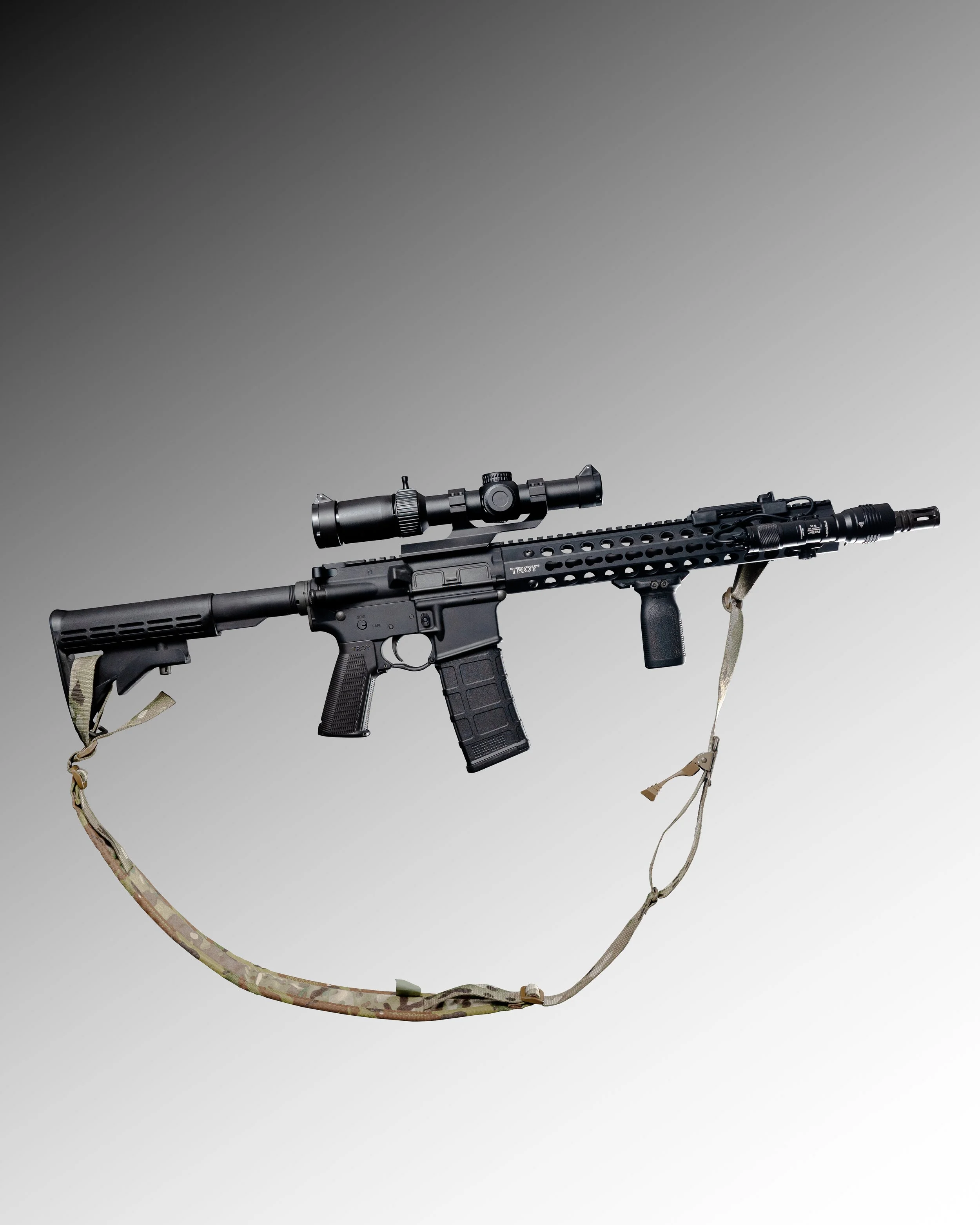 Visual marketing assets for businesses in the firearm, hunting, and outdoor recreational industries - Troy Industries SPC A3