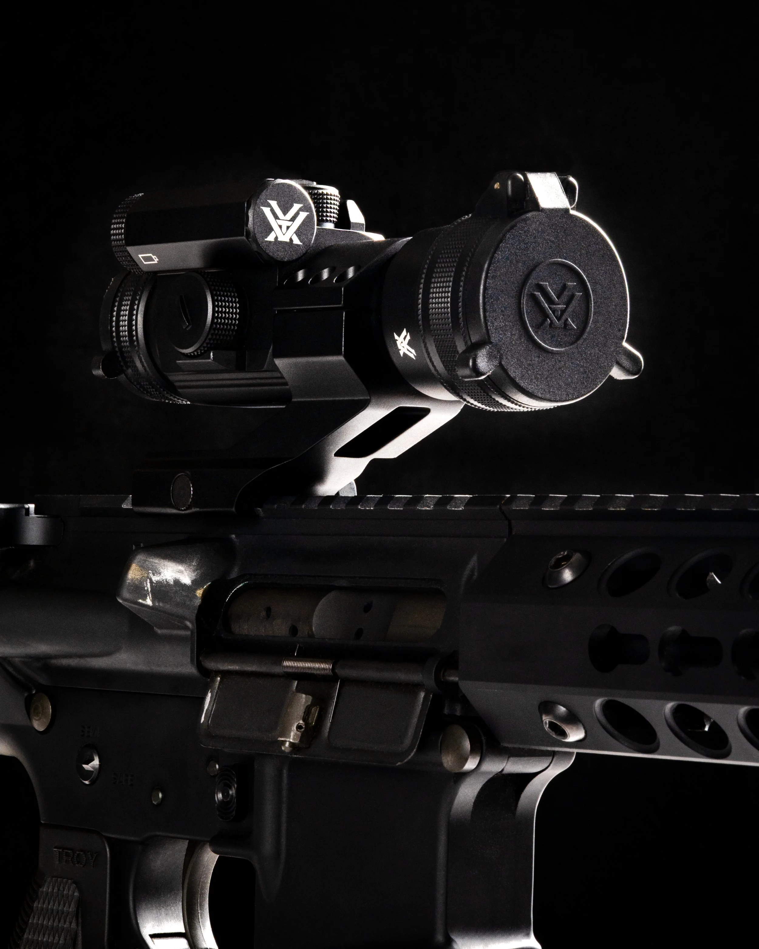 Visual marketing assets for businesses in the firearm, hunting, and outdoor recreational industries - Vortex StrikeFire II red dot sight
