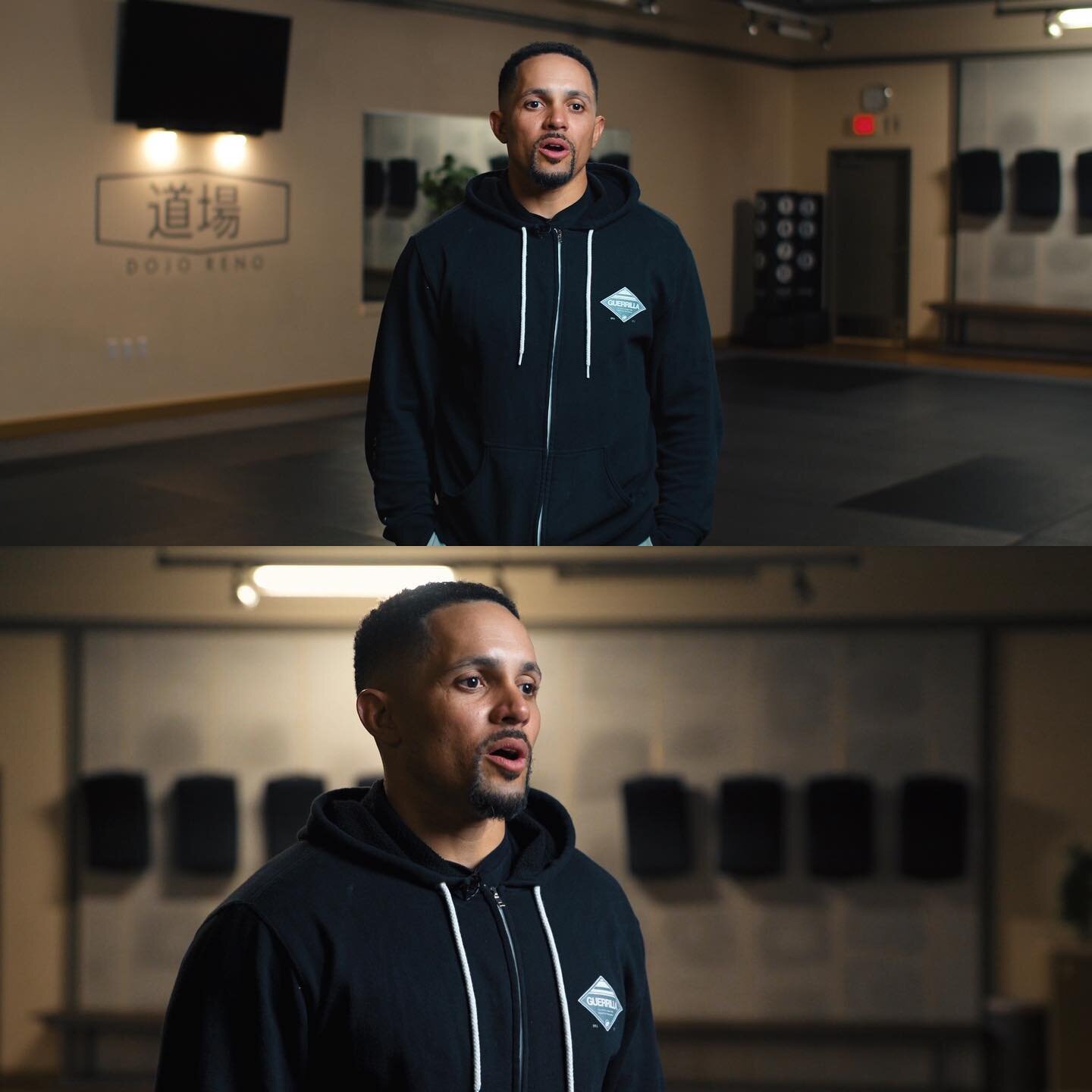 Some frames from a recent interview piece with @dojoreno 

We turned off most of the house lights and went with a darker look to add more drama to the point where these interviews would play. We kept the key light on camera right and added negative f