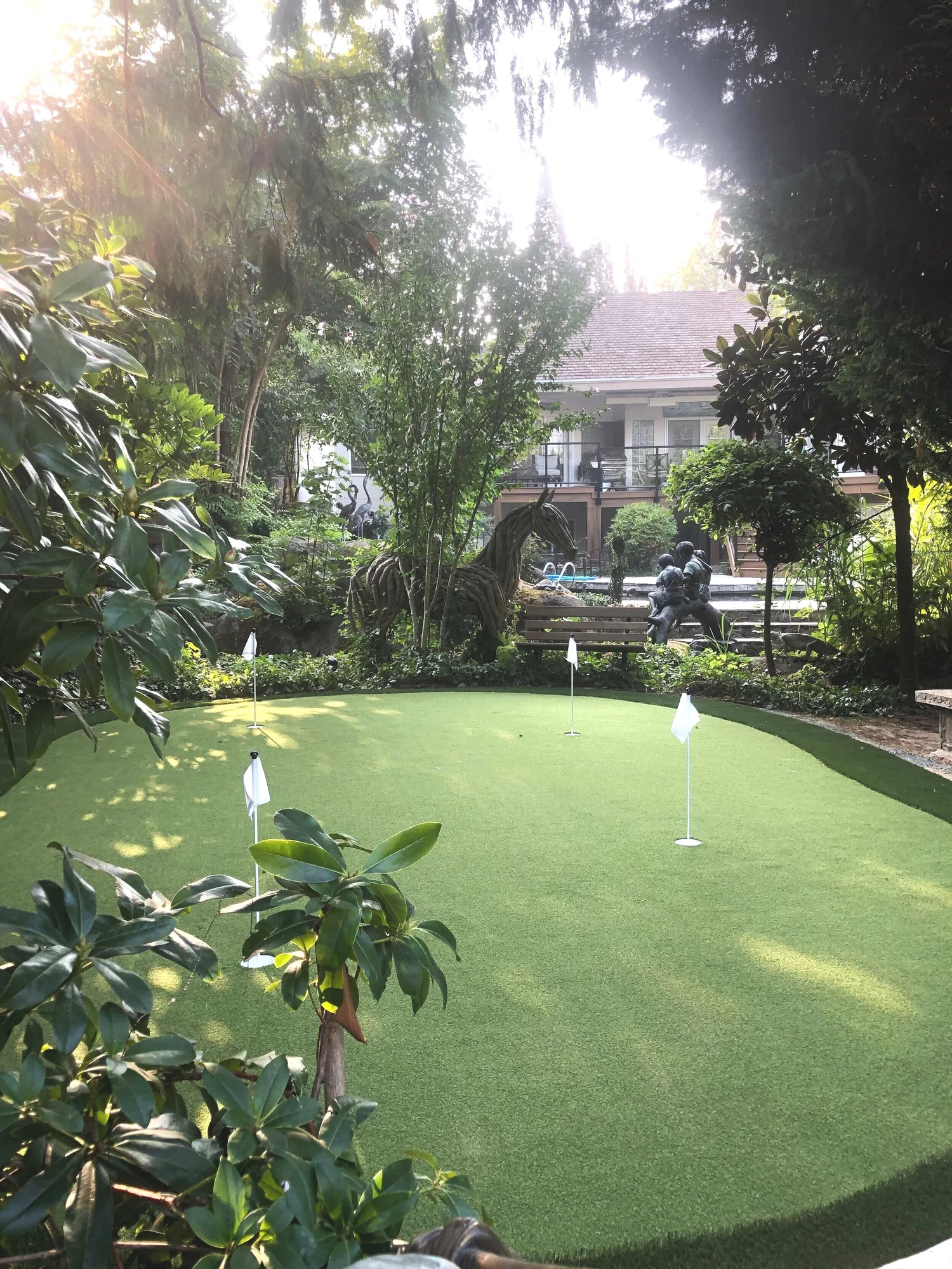 artificial backyard putting green on Putting Greens Perfect Turf Vancouver