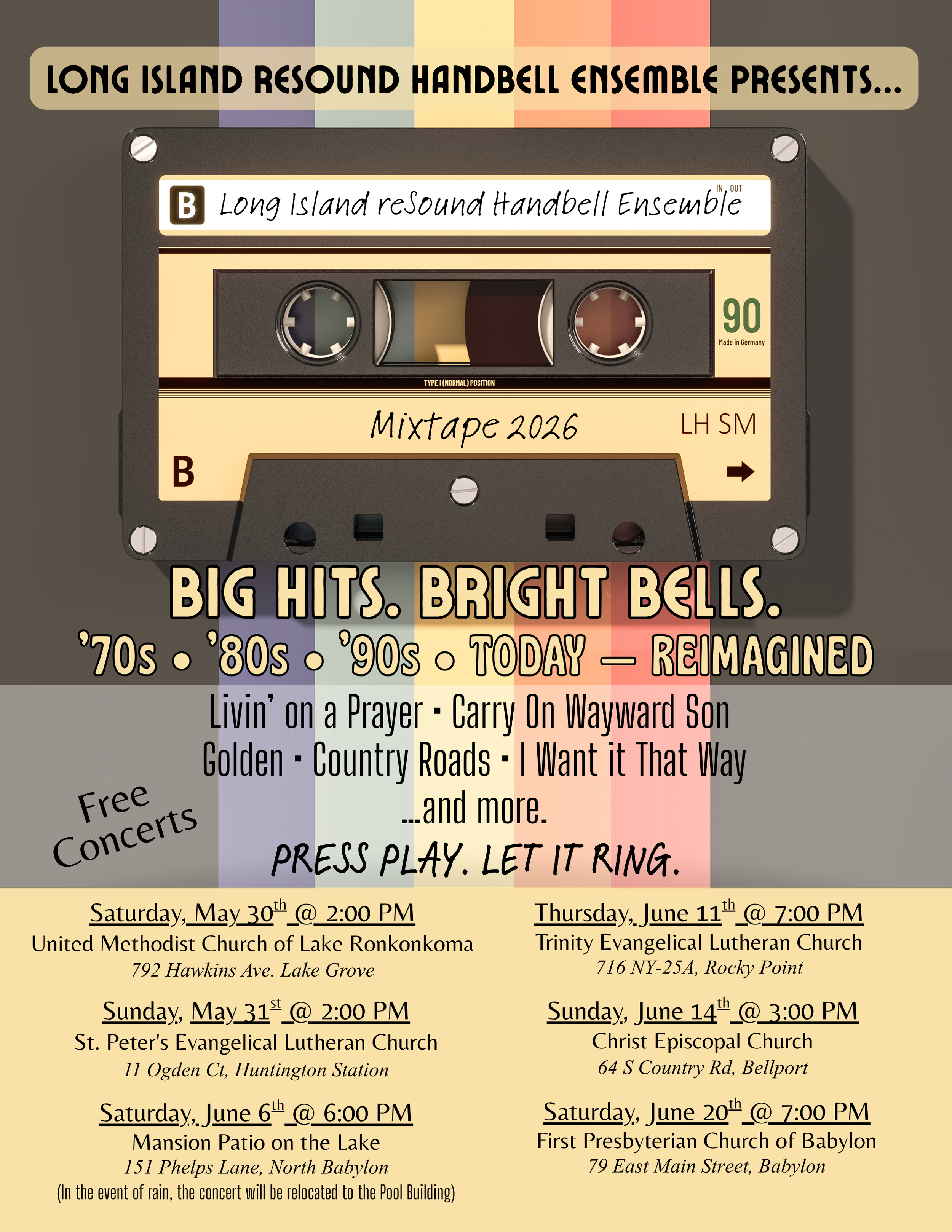Sunday, June 14, 3 pm, LI Re Sound, Rand Hall