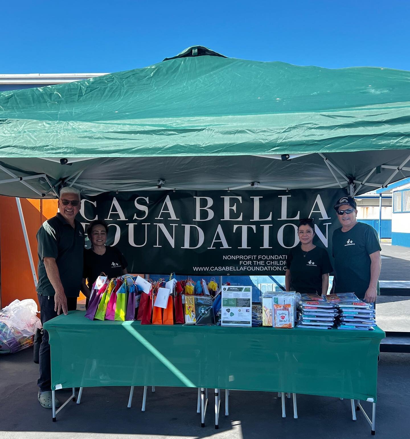 🎒✏️ A day of giving! On Wednesday, September 12th, the Casa Bella Foundation spread smiles at Harbor City Elementary. We handed out 150 backpacks filled with school supplies and art kits to eager students. 📚✨ Not forgetting our amazing teachers, we