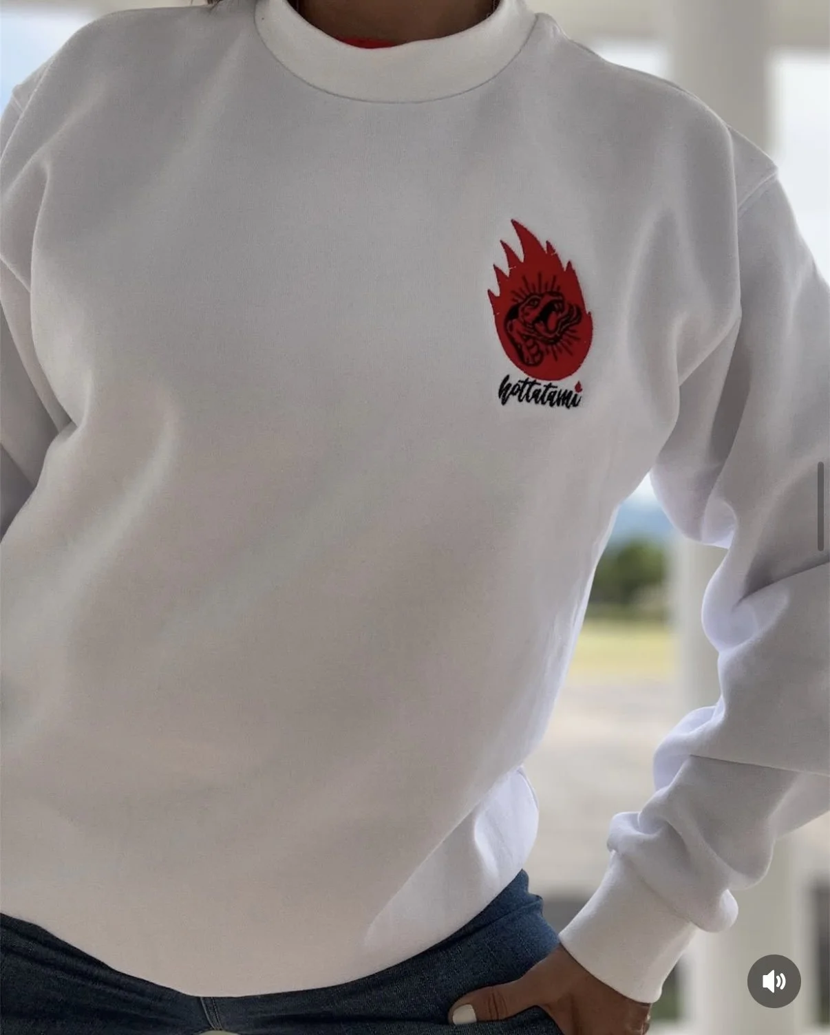 Sudadera bordada "serpiente"