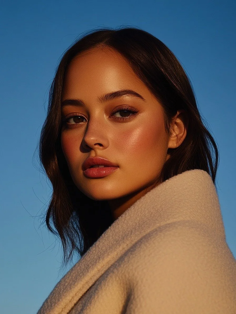 Mestiza beauty, dataset, ancestral symmetry, hybrid elegance, the face of what&rsquo;s next.