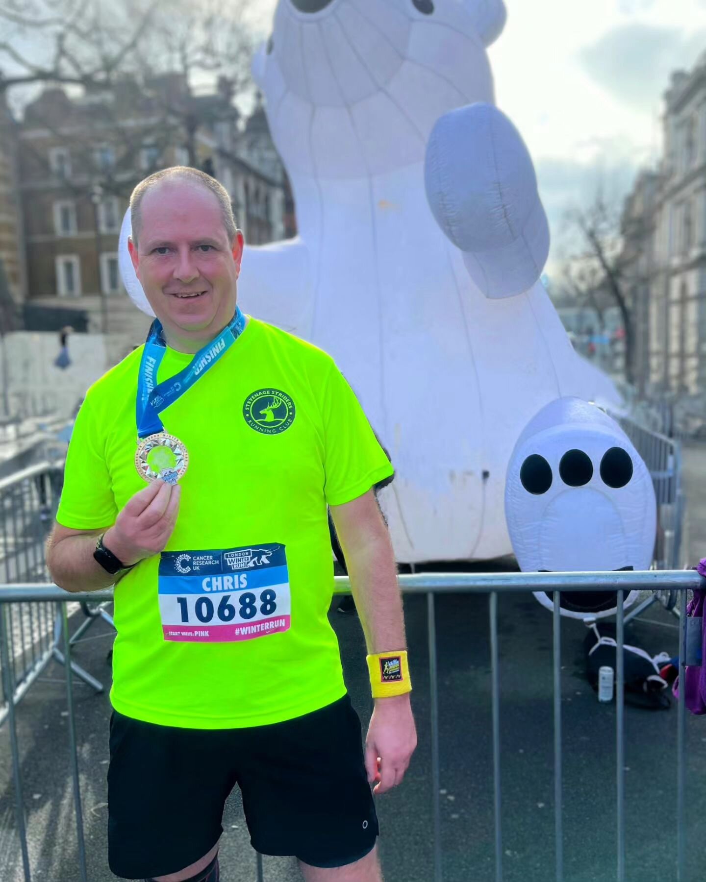 A couple of striders took a trip into the capital for the London winter run 10k

Scott Stamper - 55.57
Chris Newton - 57.45 PB 🏆

Well done, such a great event raising lots of money for Cancer Research ❄️⛄🐧🐻&zwj;❄️

@winterrunseries