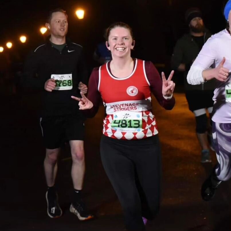 Congratulations to Esther who ran the @runthroughuk Chase the moon  Battersea Park 10k 🌝🏃&zwj;♀️ last night and got a PB of 52:04 after running a brutal half marathon on Sunday 💪😁👏🏻

Well done! &diams;️