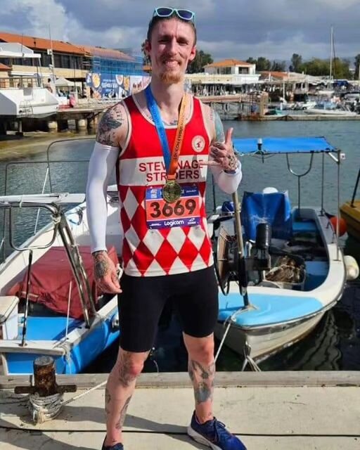 Adam Hough whilst holidaying in Cyprus took on the Cyprus 10k as part of the @cyprusmarathon weekend. Despite losing his cap in the final stages and increasing temperatures Adam brought it home in a fantastic 40:21 securing 22nd place in the process 
