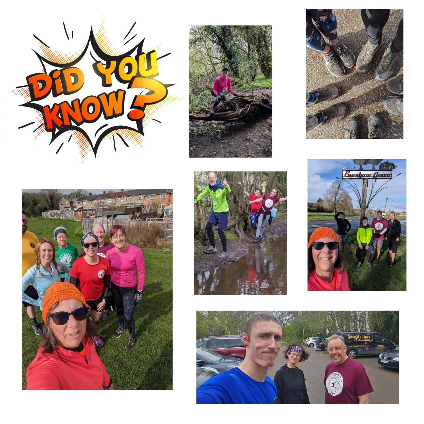 Did you know not all of our runs are in the evening or on Sunday? 

Some of our fantastic run leaders take us on weekday morning or lunchtime trail adventures, usually involving lovely mud, but not always and wonderful views! 

Go check out our websi