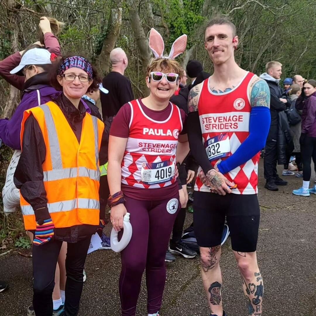 We also had two runners completing the&nbsp;@eventsatw St Albans Easter 10k:&nbsp;Adam Hough&nbsp;came home in 38:40, followed by&nbsp;Paula Heyes&nbsp;in 1:13:21.&nbsp;Andrea Skidmore&nbsp;also made an appearance as the tailwalker at this race and K