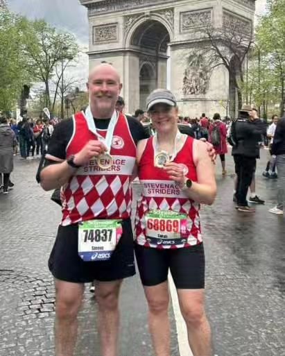 Sarah Kinsella celebrated her big birthday 🎉🎂this week and as part of those celebrations she and her Iron Man hubby Steve Kinsella thought it would be nice to share the romantic weekend in Paris with approx. 54,000 other runners running the Paris M
