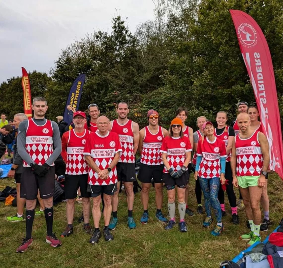 14 Striders kicked off the Cross Country season in Hoddesdon, well done all! 

Check out our fabulous video on YouTube, link in Linktree above 🔗☝️

Well done all of you! &diams;️👏

Next one 27th October in Royston. 

#CrossCountryRacing