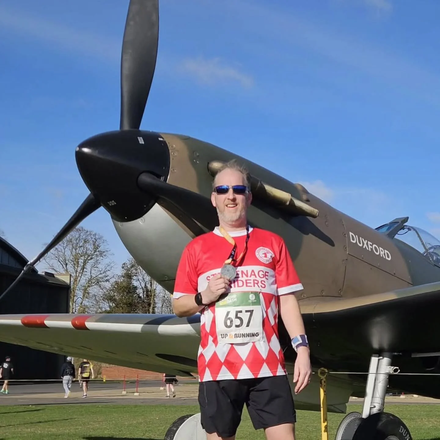 Duxford Dash 10k

Ben Smyth &ndash; 51:00 (Season&rsquo;s Best &amp; Course Best)

 &ldquo;A fun, well-organised race with added planes! Had hopes for a slightly better time but a strong headwind made it hard work.&rdquo;

Well done Ben! 

@goodrunni