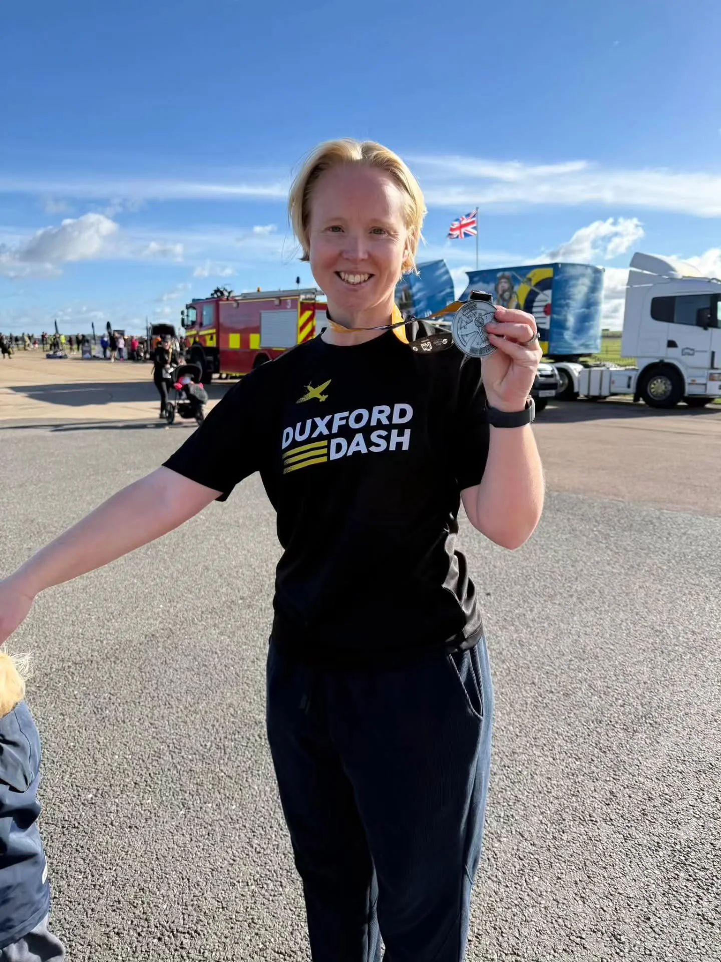 Duxford Dash 10k 

Laura Owen-Brown &ndash; 1:02:50 (Course Best)

 &ldquo;The Duxford Dash was a brilliant event &mdash; though not quite the flat, breezy run I expected from an airfield. The &lsquo;breeze&rsquo; turned out to be a full-on wind tunn