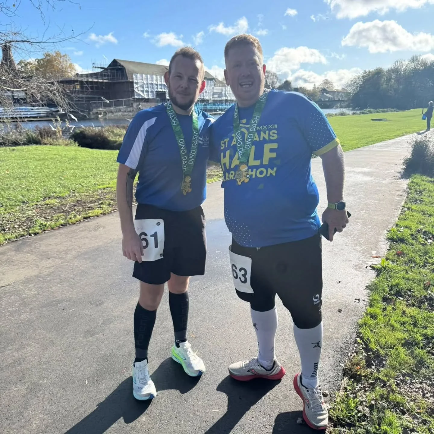 Phoenix Running &ndash; Dino Dash 3 

Our runners took on the dinosaurs and came out smiling! 🦕 

Russell Edwards &ndash; 2:50:05
&ldquo;Got the tri-fector of Dinosaurs. An awesome morning with good friends.&rdquo; 

Ian McClements &ndash; 2:48:28
&