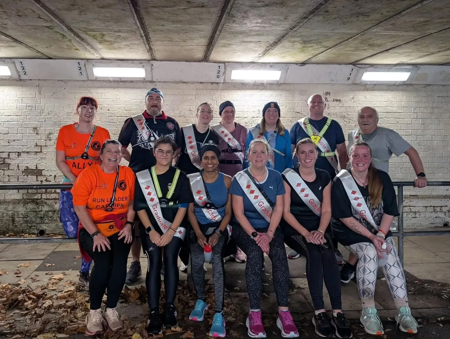 Our latest 0-5k team, who joined our free, well-supported training sessions 9 weeks ago, are absolutely smashing it! 

On Tuesday, they joined the rest of the club on our 20:20 session, and it was great for everyone to celebrate their achievements! W