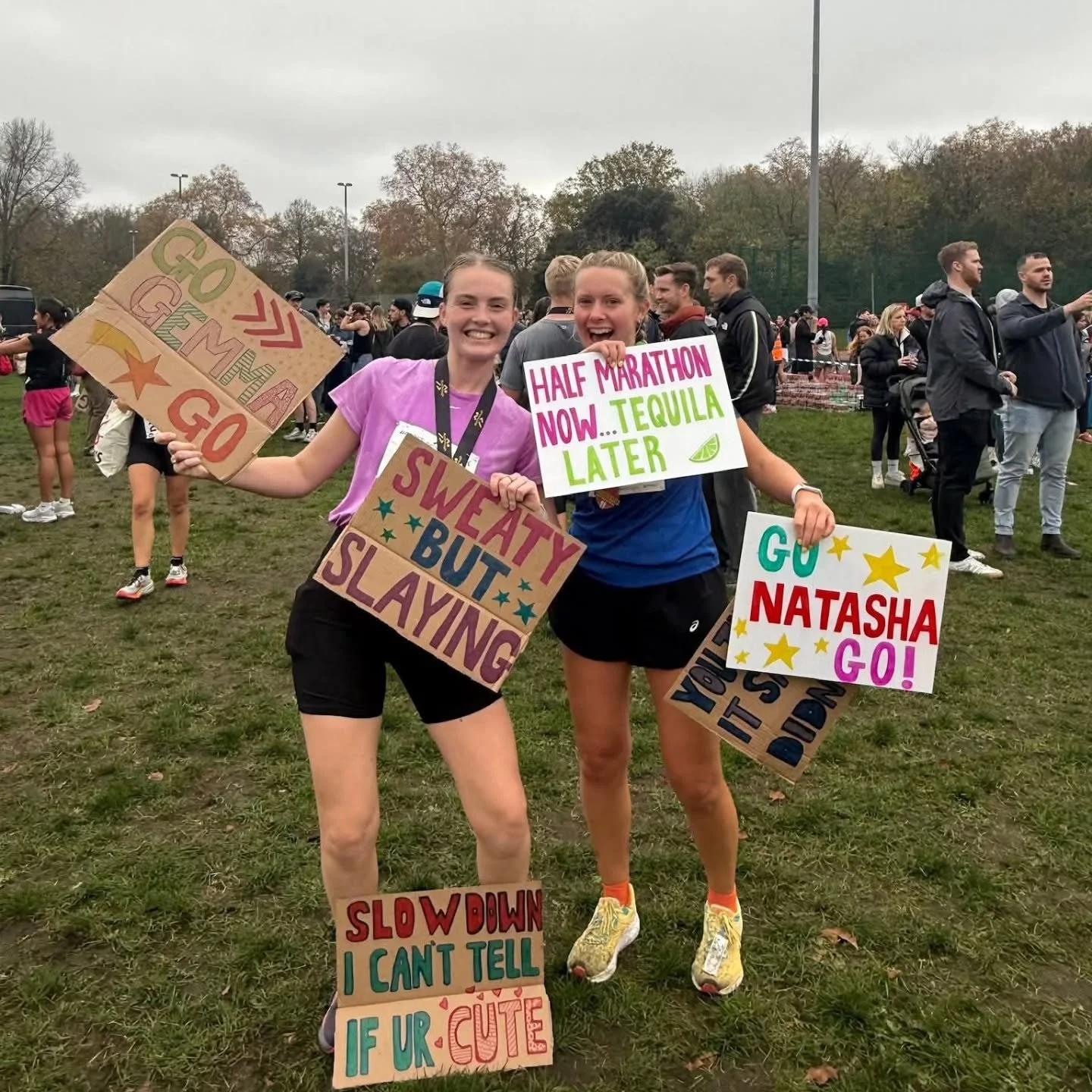 🏟️ Battersea Half Marathon 
Gemma O&rsquo;Donnell &ndash; 1:55:48 &ndash; PB!
A fantastic PB on a flat, spectator-friendly course&mdash;though Gemma admits she may have lost count of the laps halfway through! Excellent result.