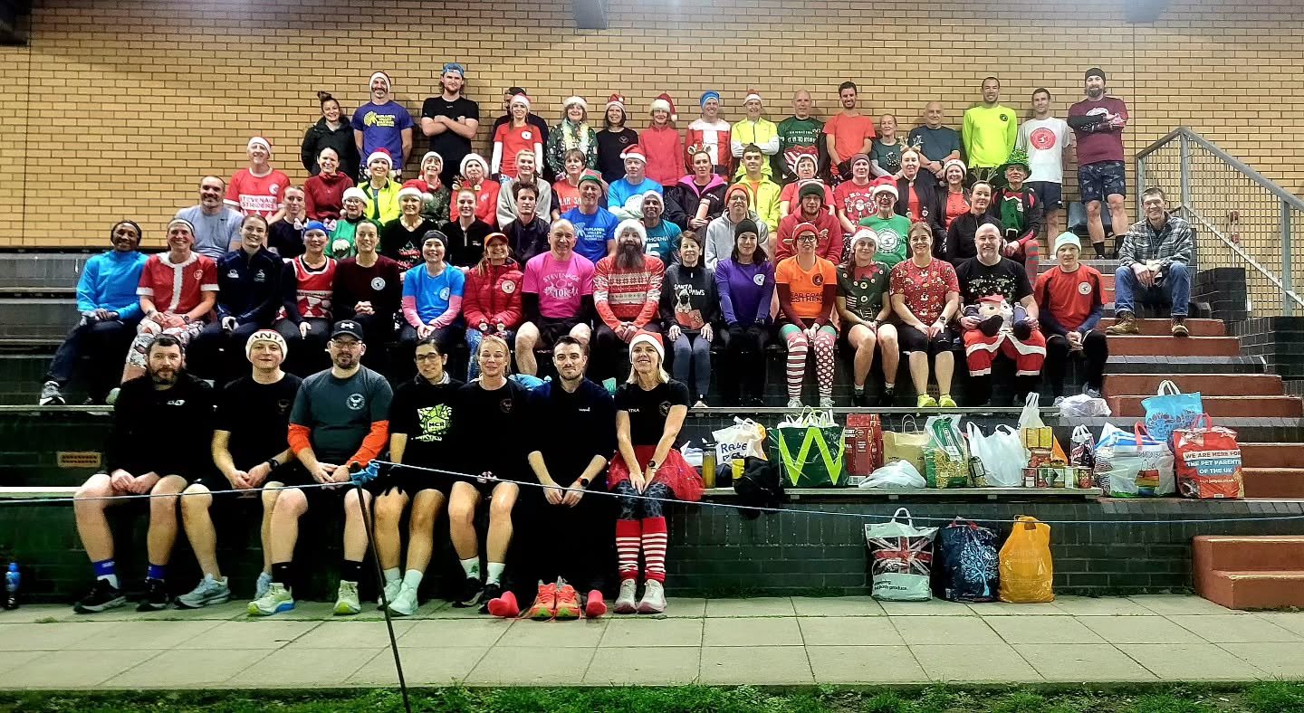 Last night we hosted an amazing, intense Moneghetti Fartlek track session; a first time session with both @fvspartans and @stevenagephoenix. Thank you all for coming. Special thanks for all your wonderful food donations for @stevenage.vineyard Foodsh