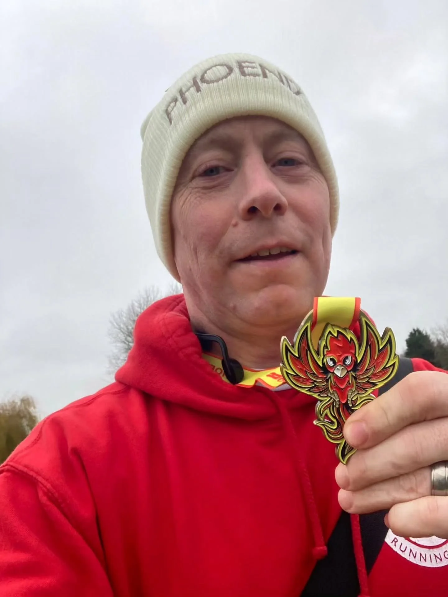 Bobble wobble half 
Keith Dennis &ndash; 2:05:22
'More of a relaxed training run with a medal and a rather nice hat'

Bobble wobble 10k 
Sarah Dennis &ndash; 1:14:43
'Managed to dodge the rain'

@phoenix_running_cambs