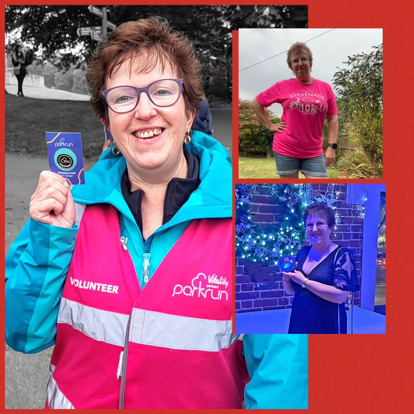 There are more 2025 awards chosen by the members to share with you.

The Unsung Extra Mile Hero - for the strider who is always there volunteering.

Paula Sparks was chosen because she's always at parkrun doing the important job of timekeeping. She's