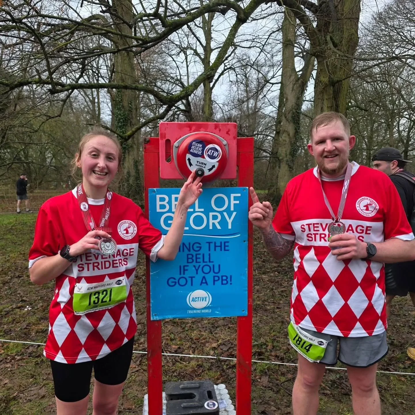 The very hilly @eventsatw Watford half marathon took place yesterday, which saw Gemma Smith and Aaron Jeffrey complete the race together both hitting PB&rsquo;s in 2:05:14!

Gemma said the course was lovely and scenic but very hilly! She&rsquo;s buzz