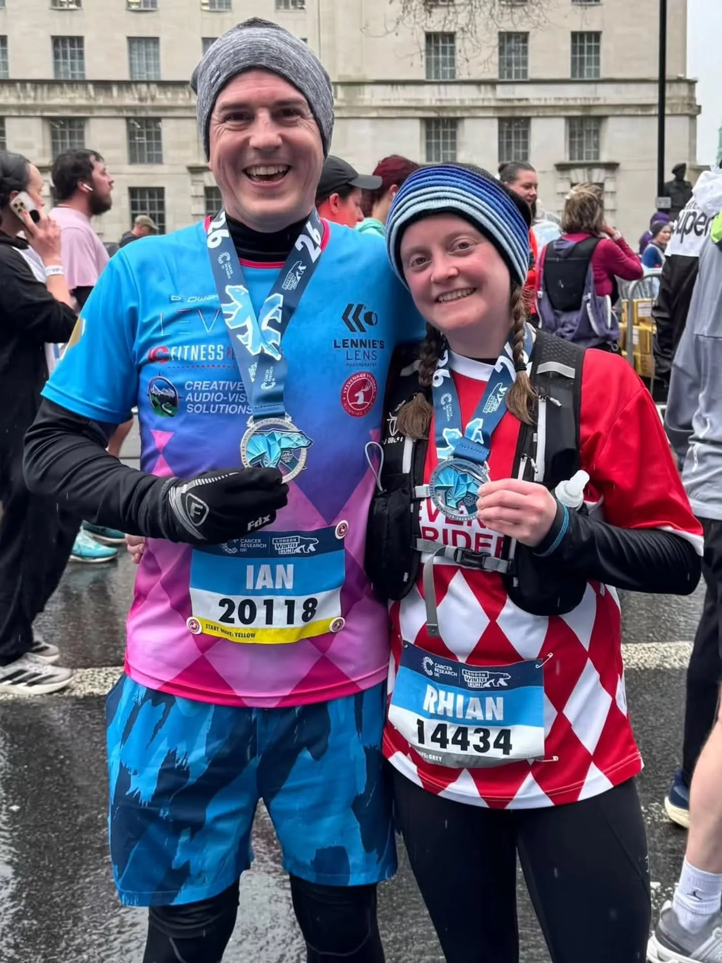 5 more striders took on the London winter run 10k. 

Jess Ives-Keeler 48:06:00 seasons best. "super proud, a week of sleep deprivation and appalling conditions on the day. Came out with a post baby PB (with a post baby 5k PB while running the 10