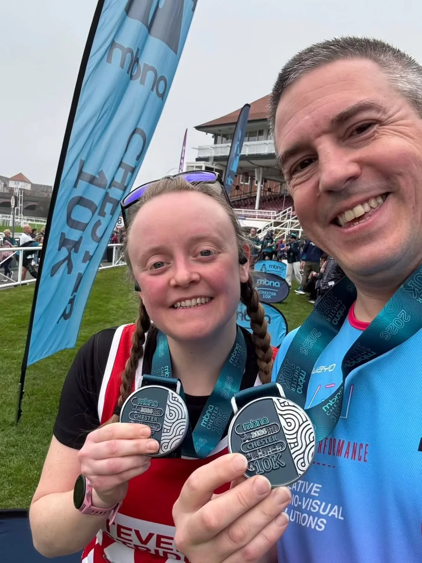 Chester 10K saw Ian Bethell getting a season best at 49:56, which is within a minute of his &ldquo;Menzies 10k PB where I was at my peak before injury back in December&rdquo;. 

Rhian Bethell also ran the Chester 10K, with a time of 1:00:58, where sh