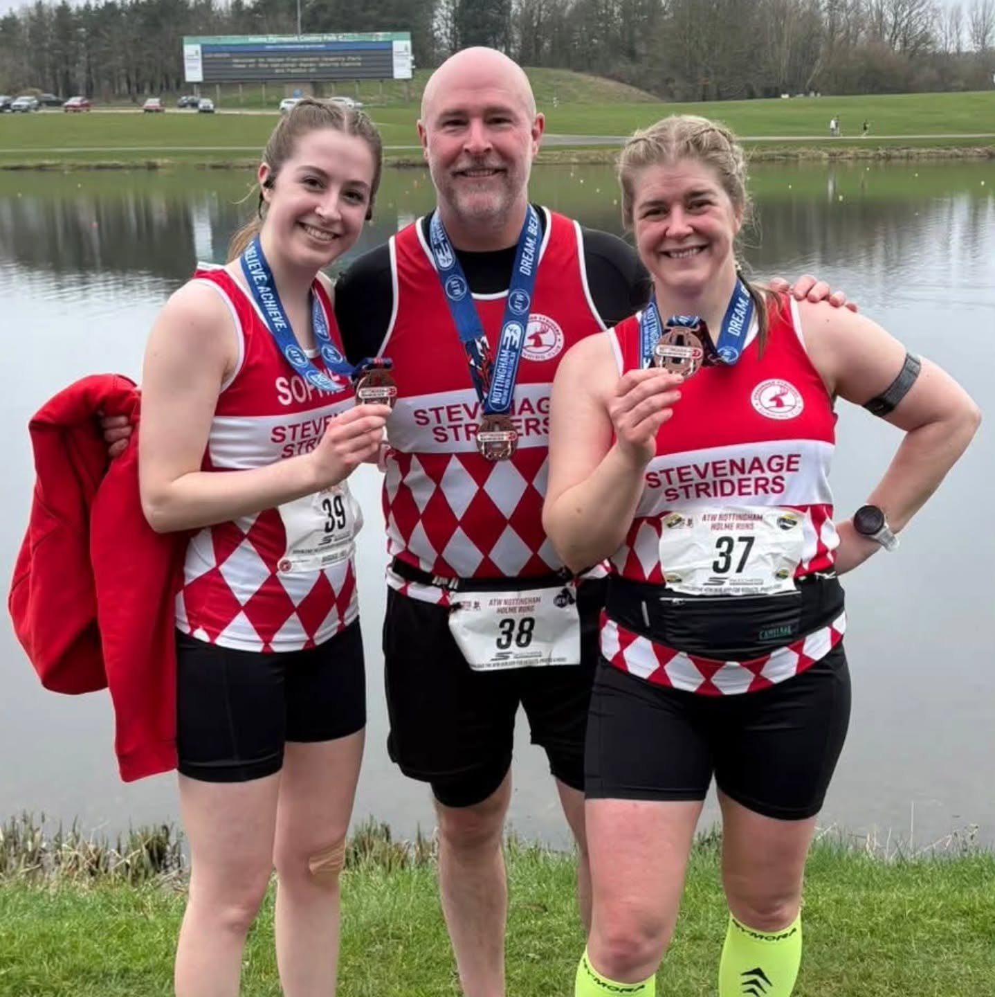 Nottingham Holme Half Marathon saw a trifecta of Kinsella PBs, with Steve coming in at 1:55:21, sharing how he had a &ldquo;Great day with a hat trick of PBs for team SK!&rdquo;. 

Sarah managed an incredible 1:59:04 and was &ldquo;Over the moon to g