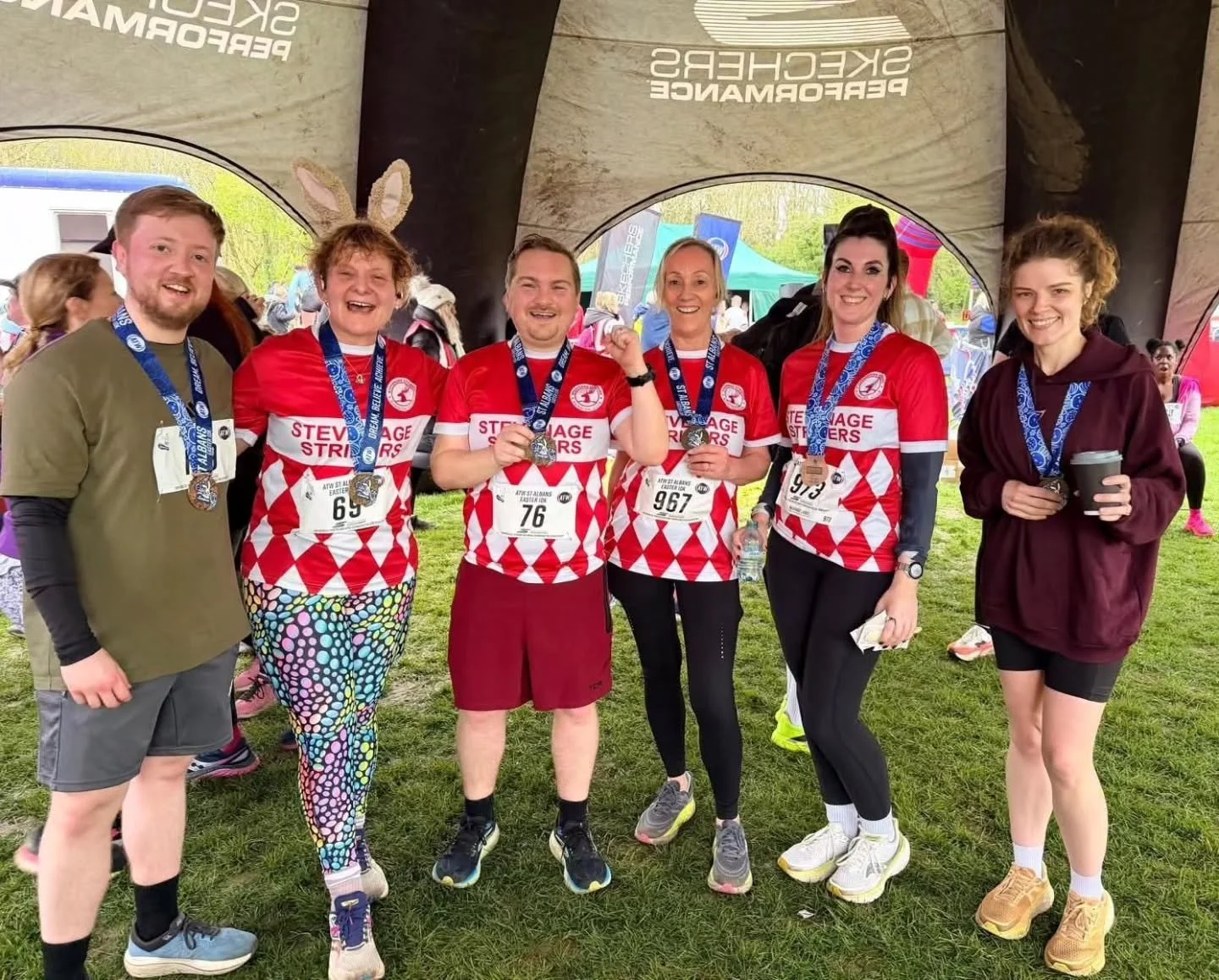 St Albans Easter 10k

Aaron Jeffrey 53.37 First time running this course, just fell short of a PB this time!

Gemma Smith 54 Lovely course, but felt pretty weak from underfuelling, however, happy with a sub 55min!

Deborah Vandepeer PB🏅 1:06:17 Grea