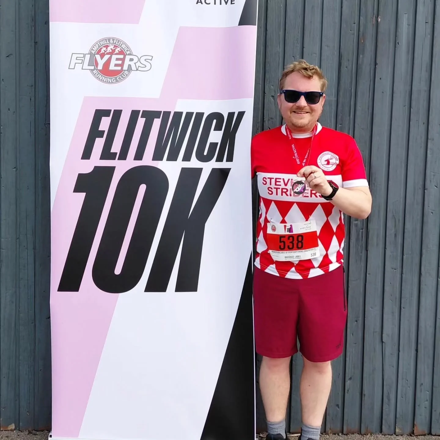 Adam Mead headed out to the Flitwick 10K where he came in with a time of 1:03:56. He decided that &ldquo;hills and wind were too much for me today, so decided to use it as an opportunity to practice&rdquo; building towards a half marathon in a few we