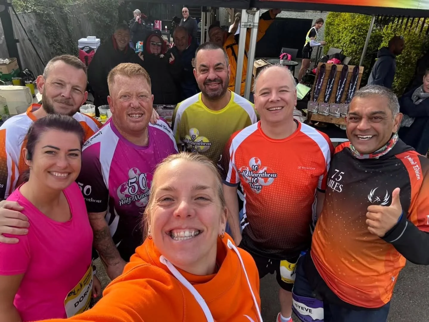 A few Striders took on a massive 5 in 5 challenge! 

Peter Monk 5 in 5 - Completed my 5 halves in 5 days challenge. Seeing all my good mates along the towpath has inspired me to keep pushing the half-marathon boundaries. Such an inspirational lot.

M