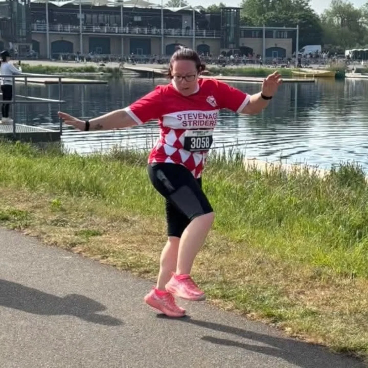 Sarah and Keith Dennis headed out to Dorney Lakes during the bank holiday weekend, with Sarah opting for a 10K due to the heat, and coming in at 1:16:21. 

Keith completed the Half Marathon in 1:53:53. Keith reported that he was going to do a triathl