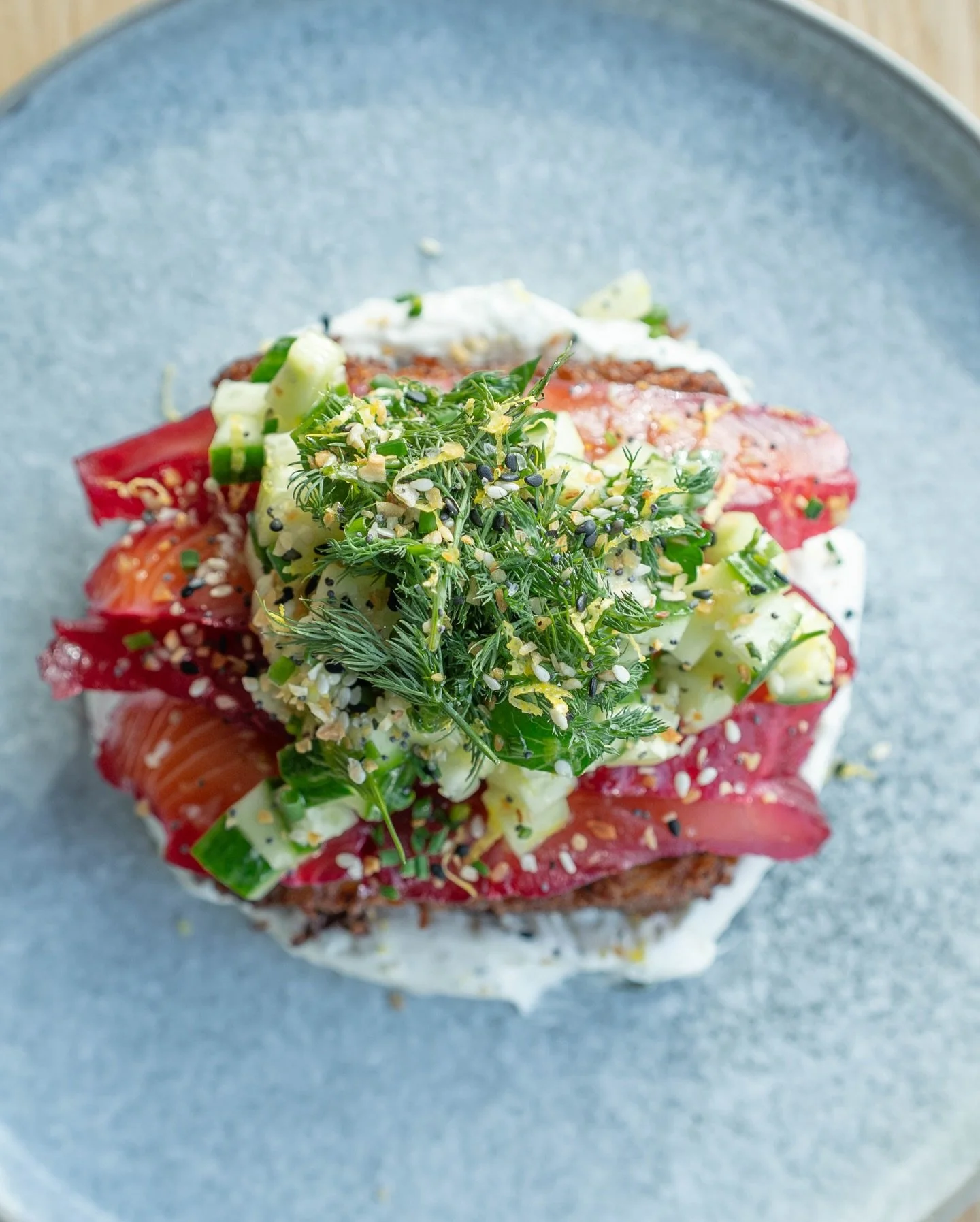 Valentine&rsquo;s weekend features. 

Available Friday - Monday

BEET CURED STEELHEAD TROUT 
Steelhead Trout Lox, Potato Rosti, Whipped Lemon Caper Cream Cheese, Cucumber Salad, Chives, Dill
Everything Bagel Seasoning

RASPBERRY WHITE MOCHA 
Raspberr