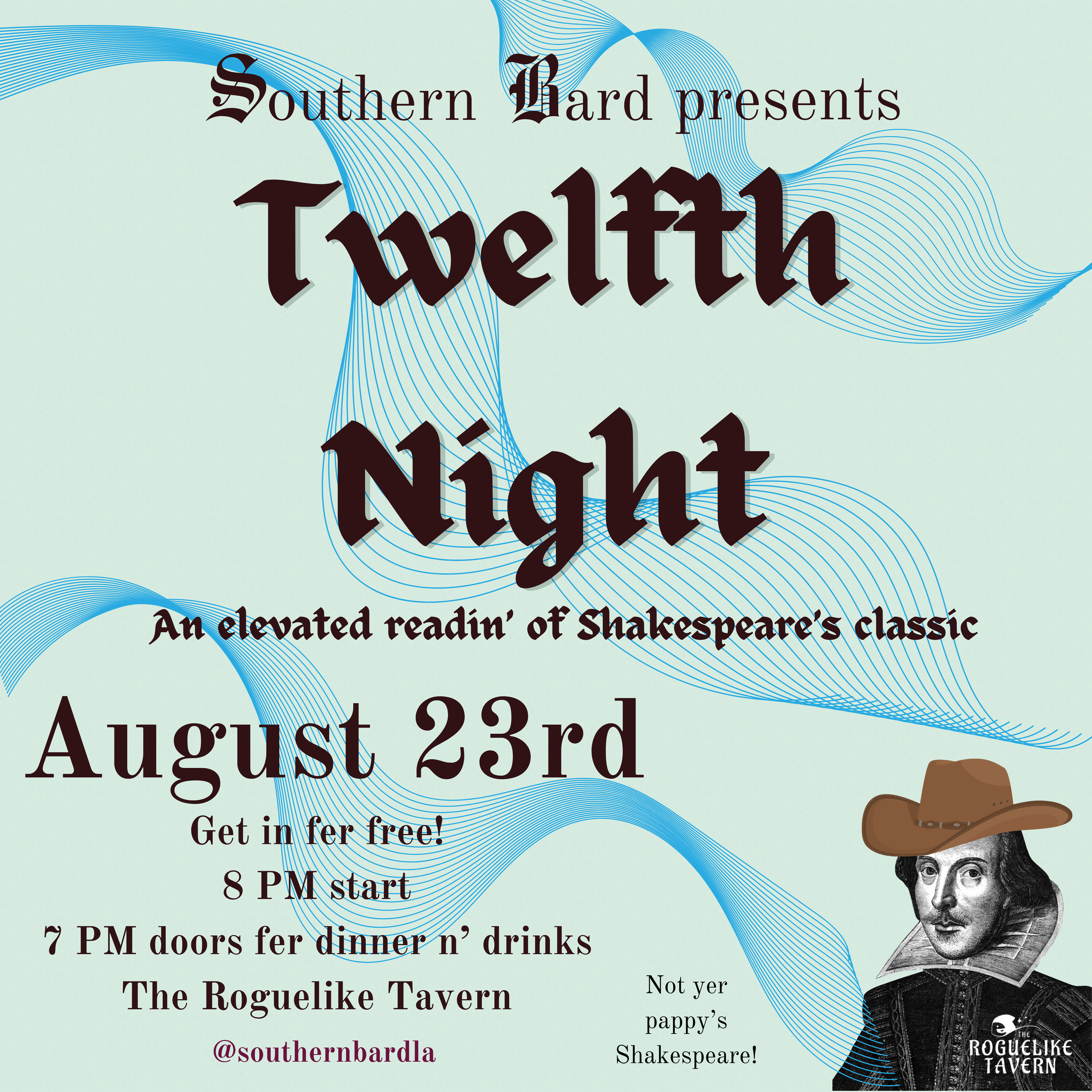 Southern Bard Presents: Twelfth Night