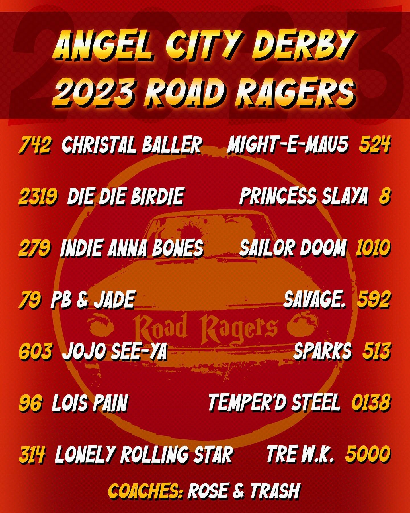 ⚠️Introducing the 2023 Road Ragers! ⚠️ This team will skid their way into your hearts and create traffic jams for jammers! POP POP! Beep beep!💥🚗💥🚓💥🚕💥🚙#rollerderby #poppop #beepbeep #movebitchgetouttheway