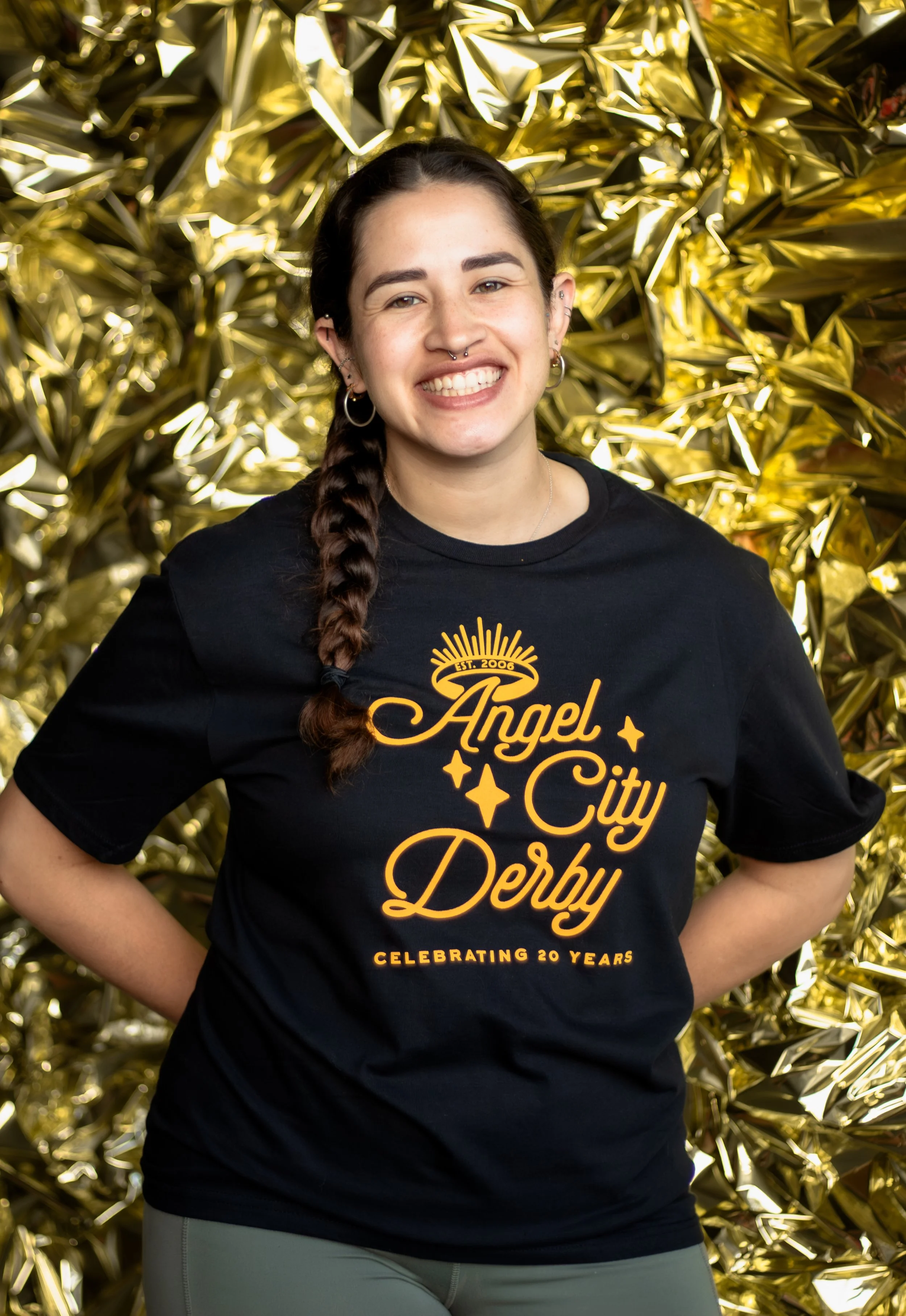 20 Year Logo - Black/Athletic Gold
