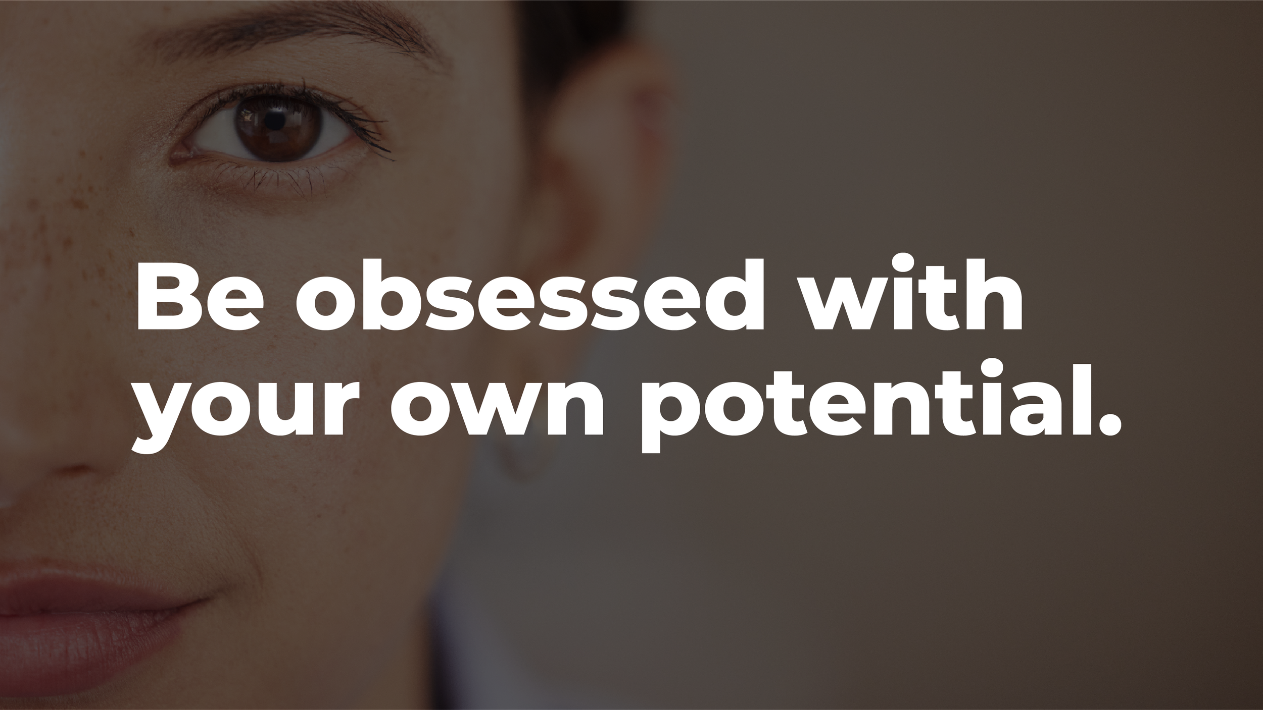 Confident woman looking at the camera, representing untapped potential and inner strength