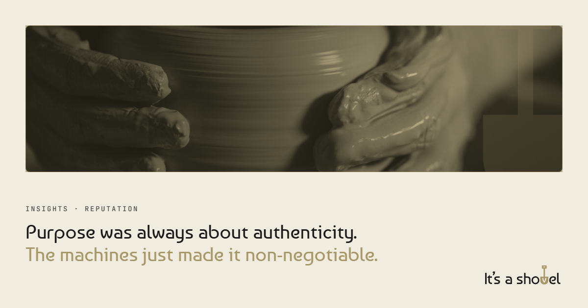 Purpose Was Always About Authenticity