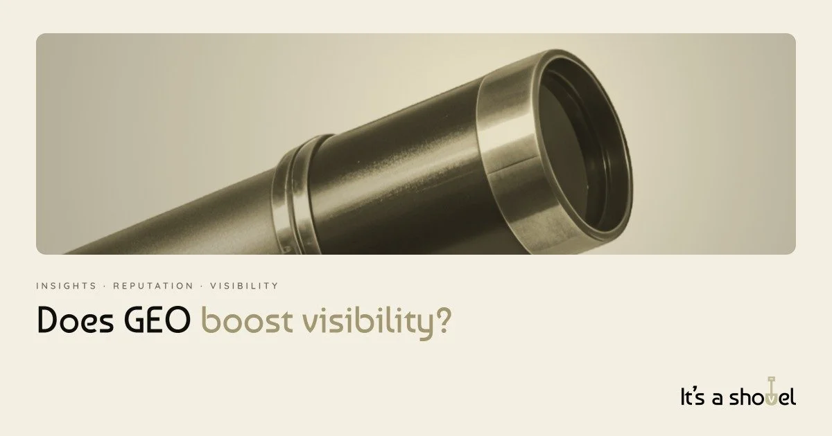Does GEO Boost Visibility?