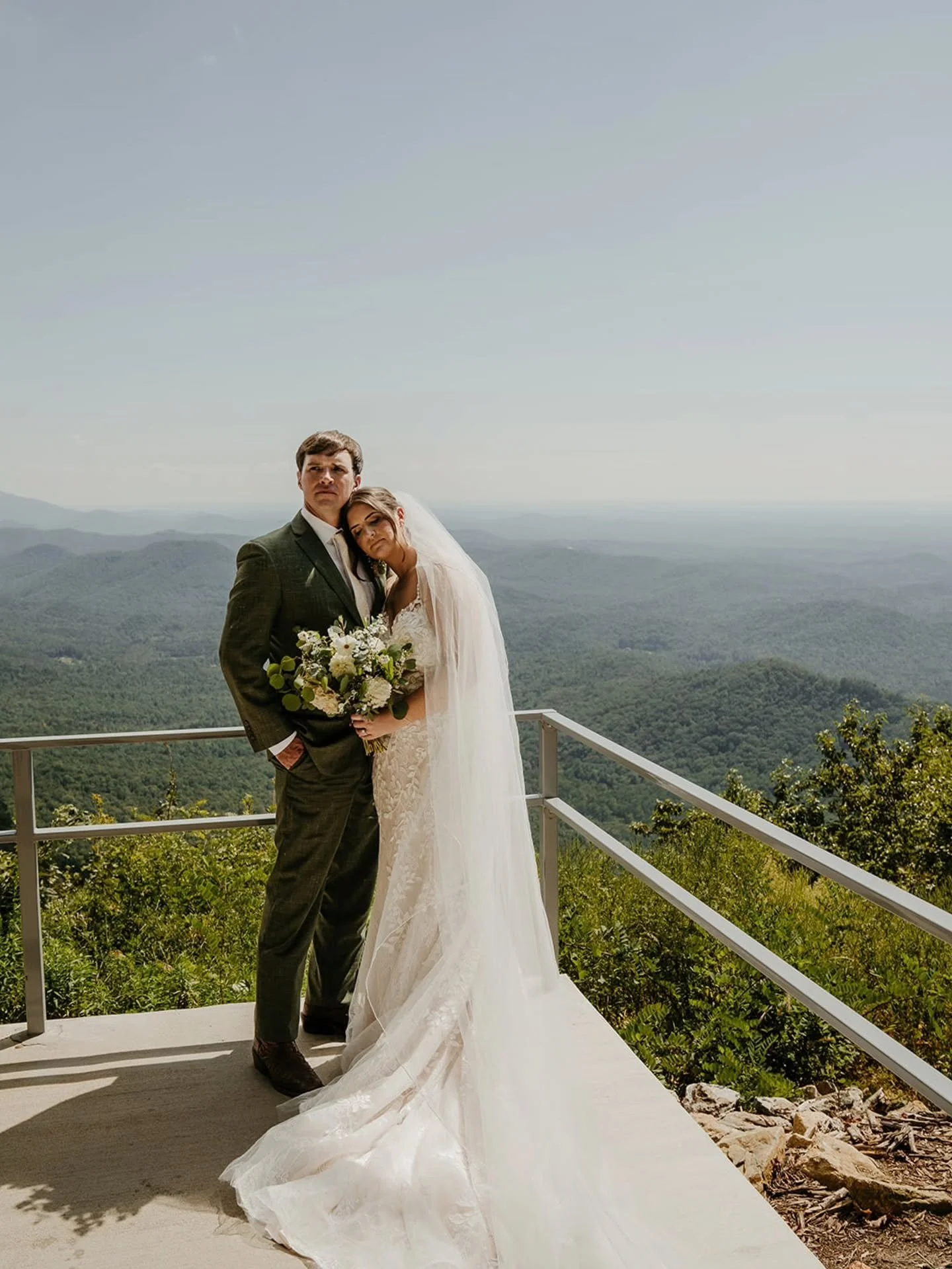 Alicia &amp; Travis said &ldquo;I do&rdquo; at Pretty Place Chapel, surrounded by breathtaking mountain views, their closest friends, and in the presence of God 🕊  The love and joy that filled this day was a true reflection of His goodness and grace