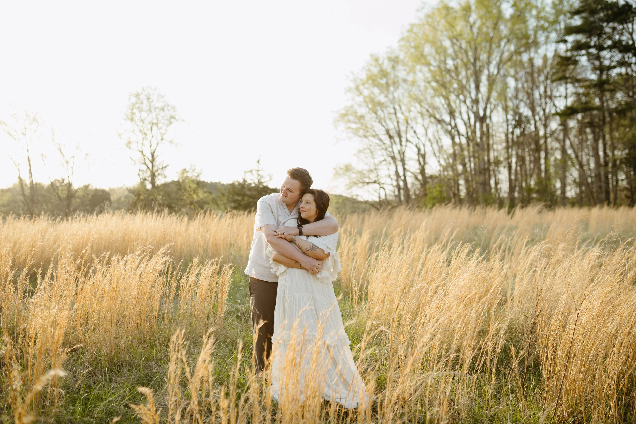 Alyssa + Josh Engagement - Fisher Farm Park Charlotte, NC