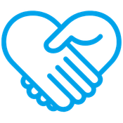 Geometric drawing of an outline square with sections divided by vertical, horizontal, and diagonal lines.