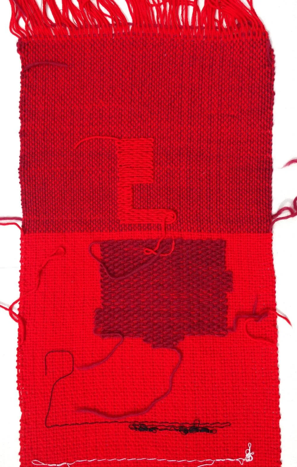   Old House/New House , 2025, acrylic fibre 