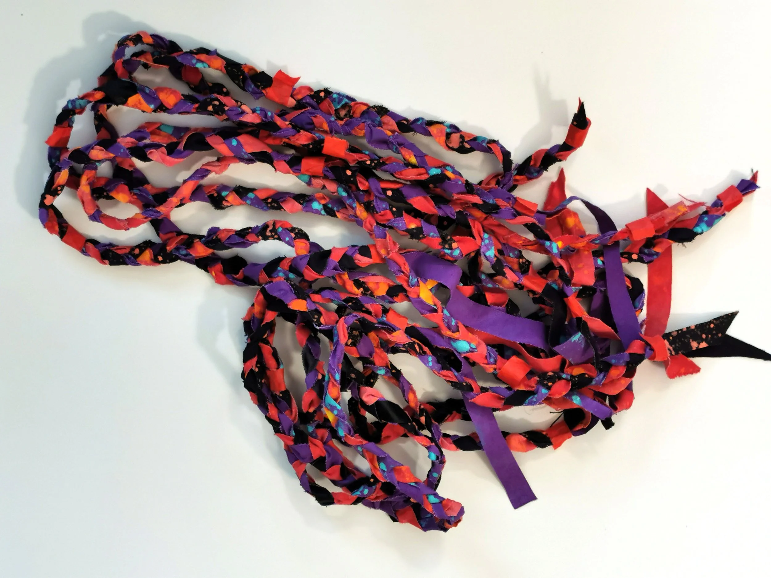   16 Ropes , 2023, acrylic on canvas stripes 