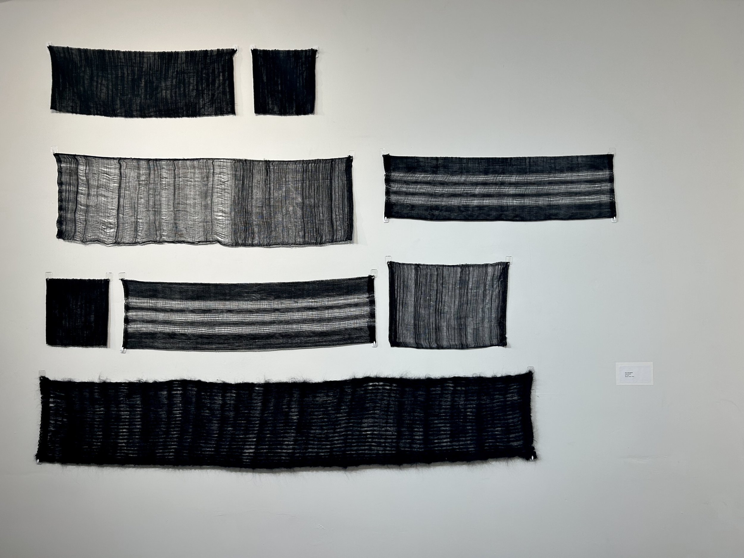 "Fill in the Blanks"
63” x 88”
Mohair, Cotton, Wool