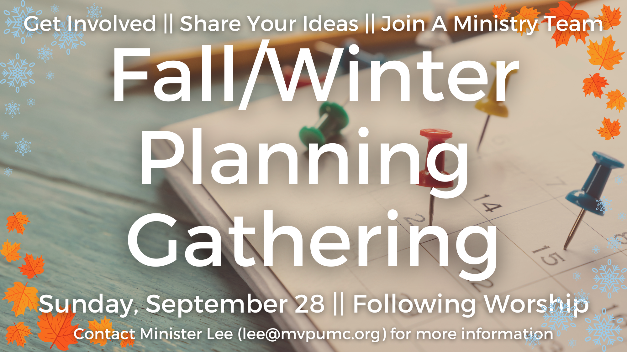 Open Ministry Table Fall/Winter Planning Gathering