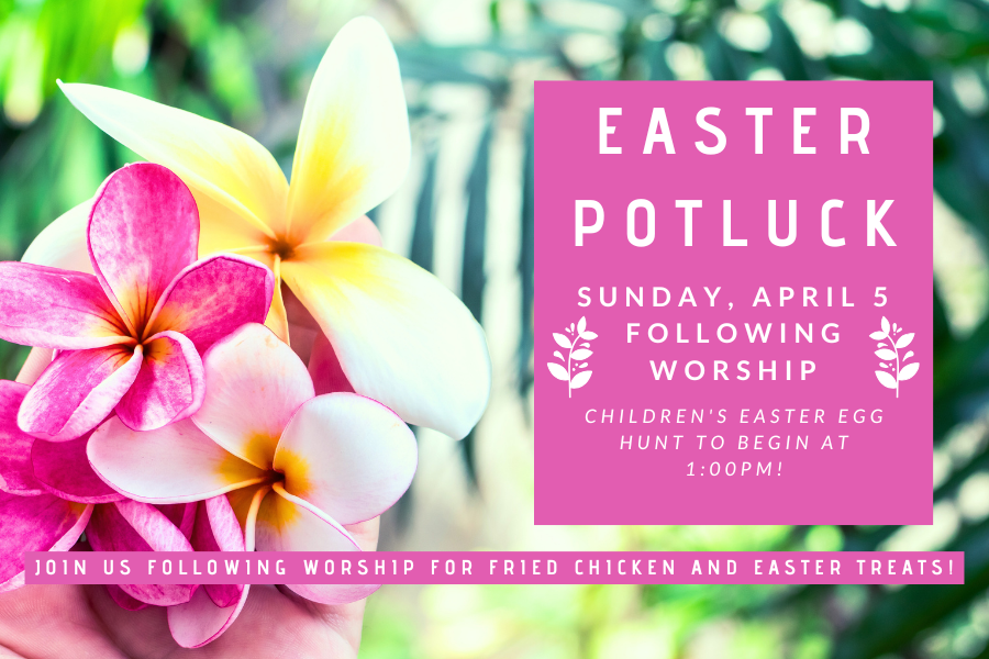 Easter Potluck &amp; Children's Egg Hunt