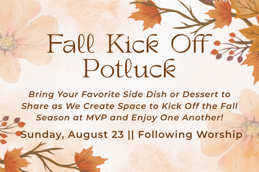 Fall Kick Off Potluck